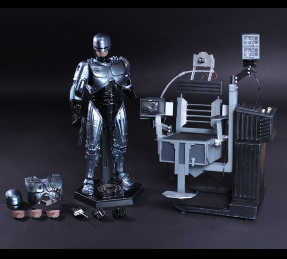 Robocop Chair ROBOCOP COLLECTIBLE FIGURE WITH MECHANICAL CHAIR (DOCKING STATION ...