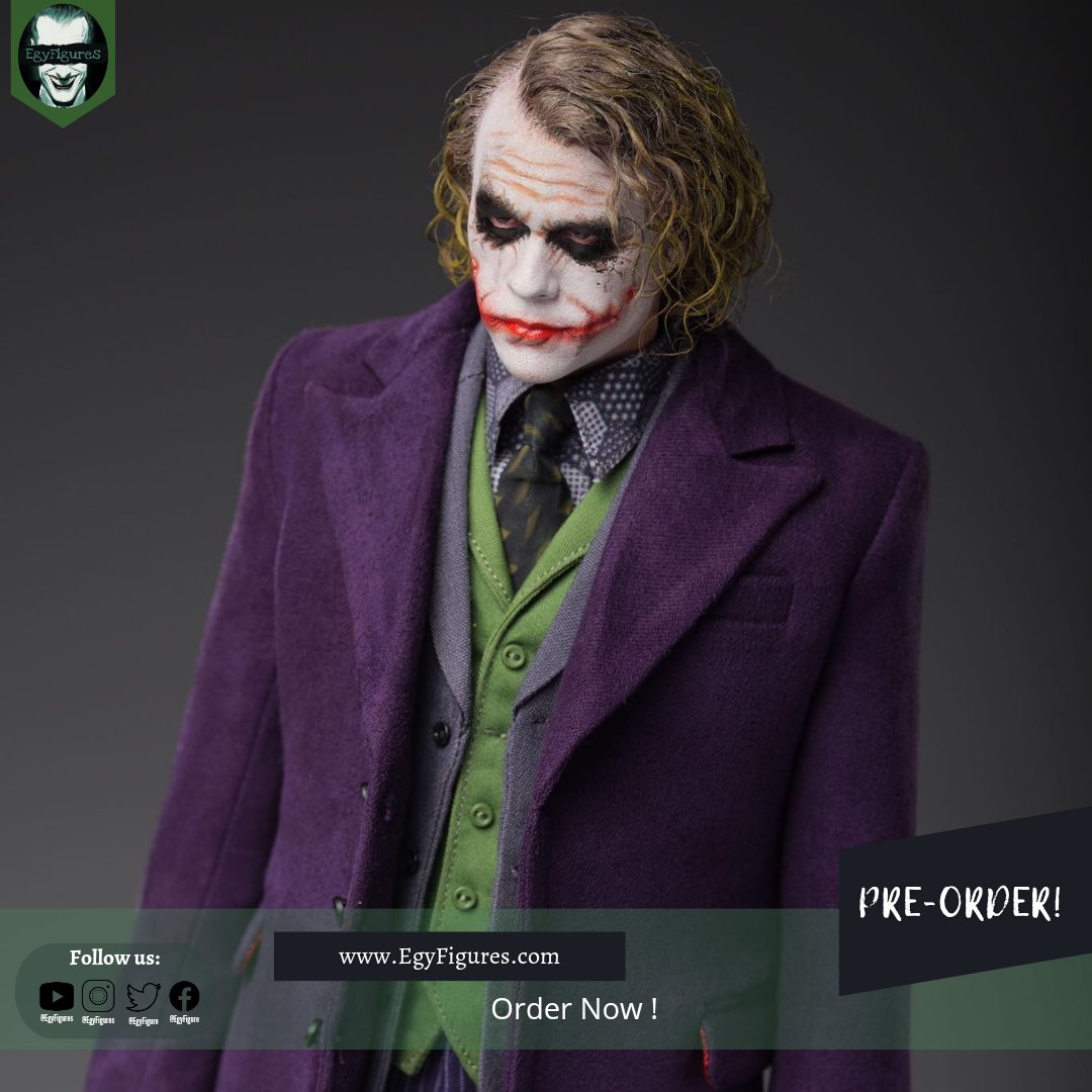 TOPO (TP007) 1/6 Scale Joker Clothing Set 2.0 - EgyFigures