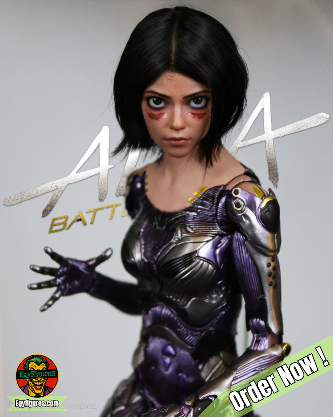 Alita (Rooted Hair) Sixth Scale Figure by Hot Toys