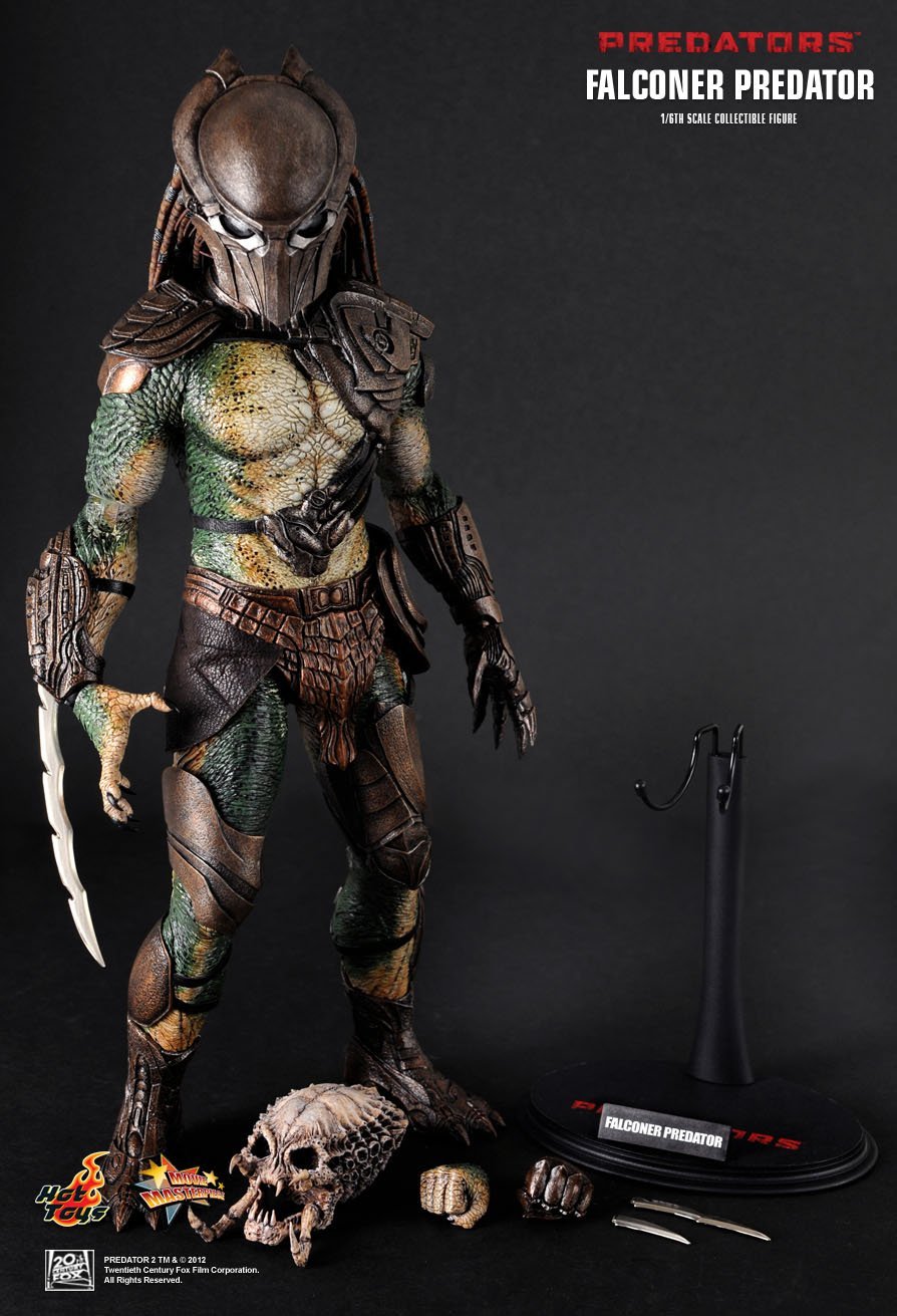 SF・ファンタジー・ホラー Hot Toys Predators FALCONER UPS 1/6 Hot Toys MMS137 Predators Falconer Predator (35cm