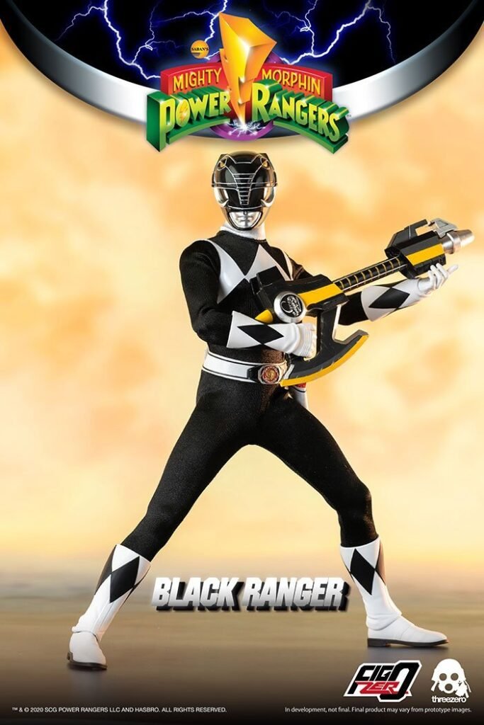 Threezero Mighty Morphin Power Rangers —Black Ranger 1/6 Scale ...