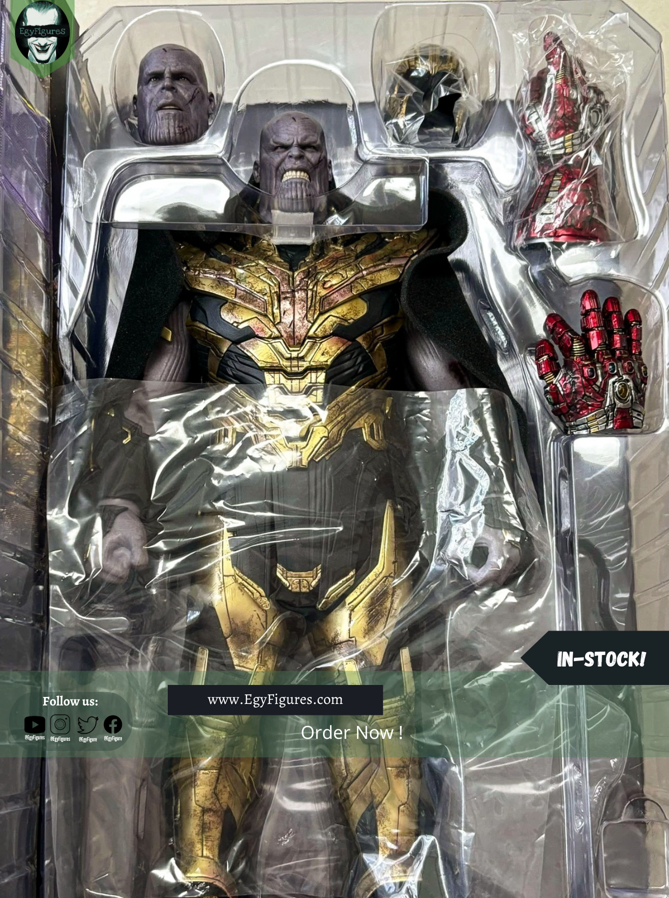 Thanos (BATTLE DAMAGED VERSION) Sixth Scale Figure by Hot Toys