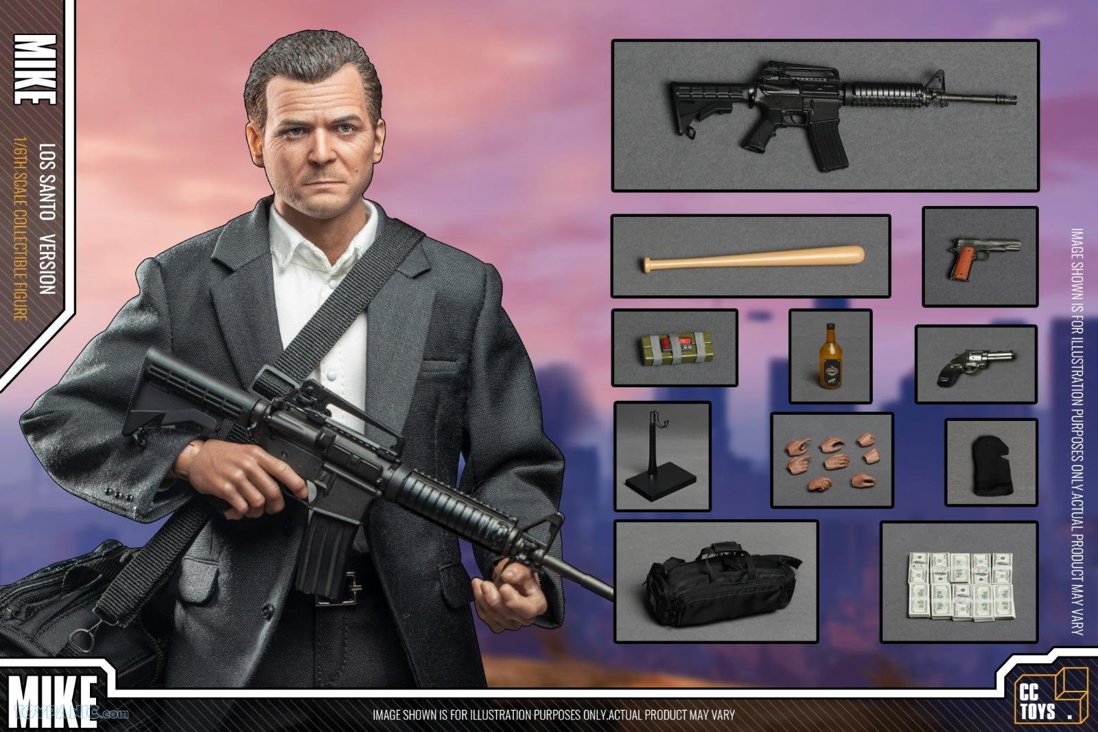 CCToys 1/6 Grand Theft Auto V Michael/Franklin/Trevor Figures (Set) ✓ -  Egyfigures.com