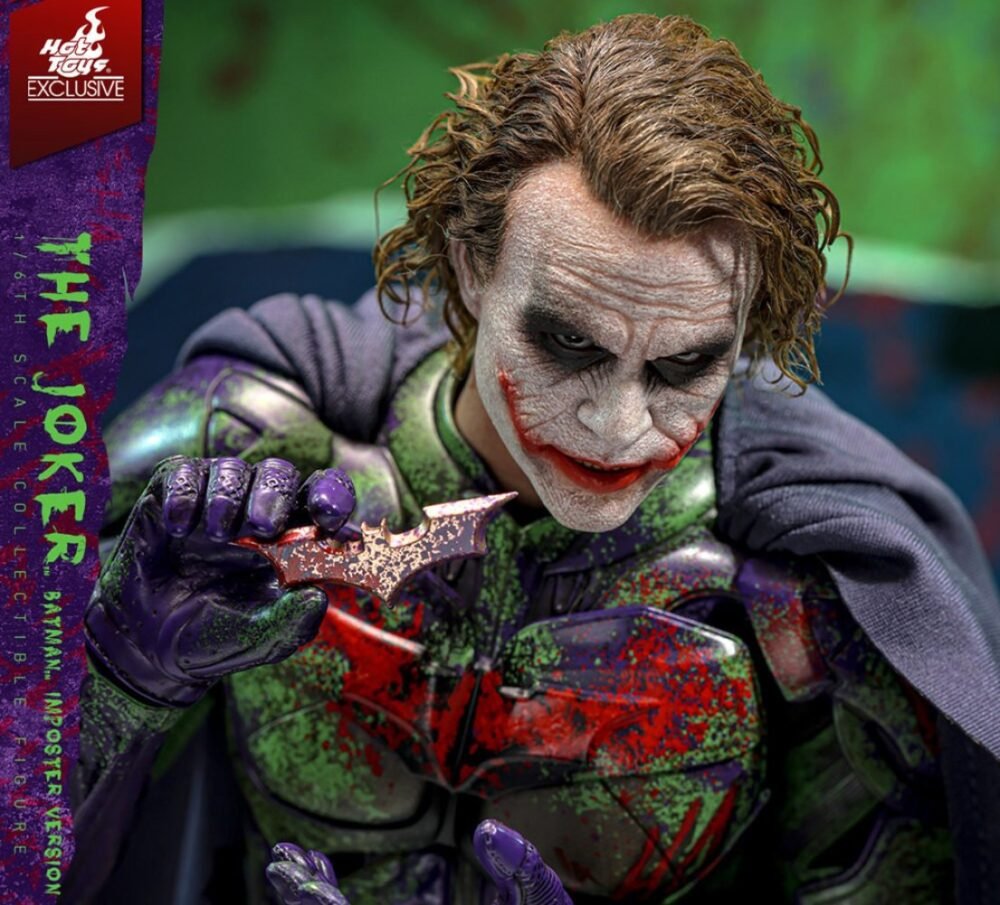 Figurine Hot Toys Joker Artisan Edition Imposter Mms752AE - Tête Seulement - 1/6