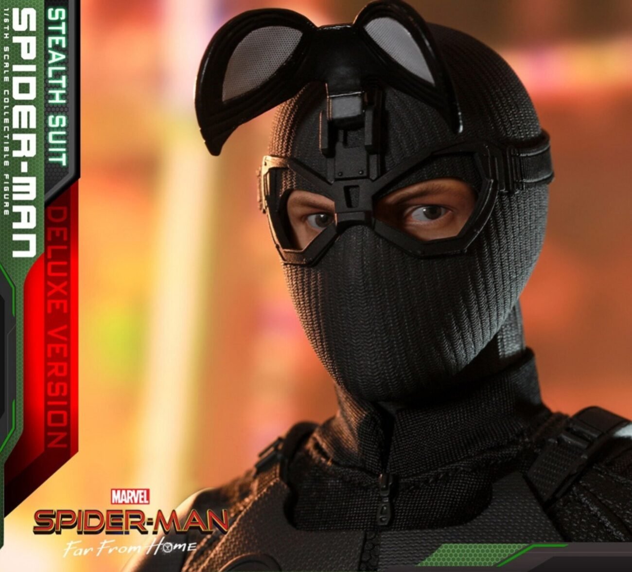 Spider-Man (Stealth Suit) Deluxe Version Sixth Scale Figure by Hot Toys