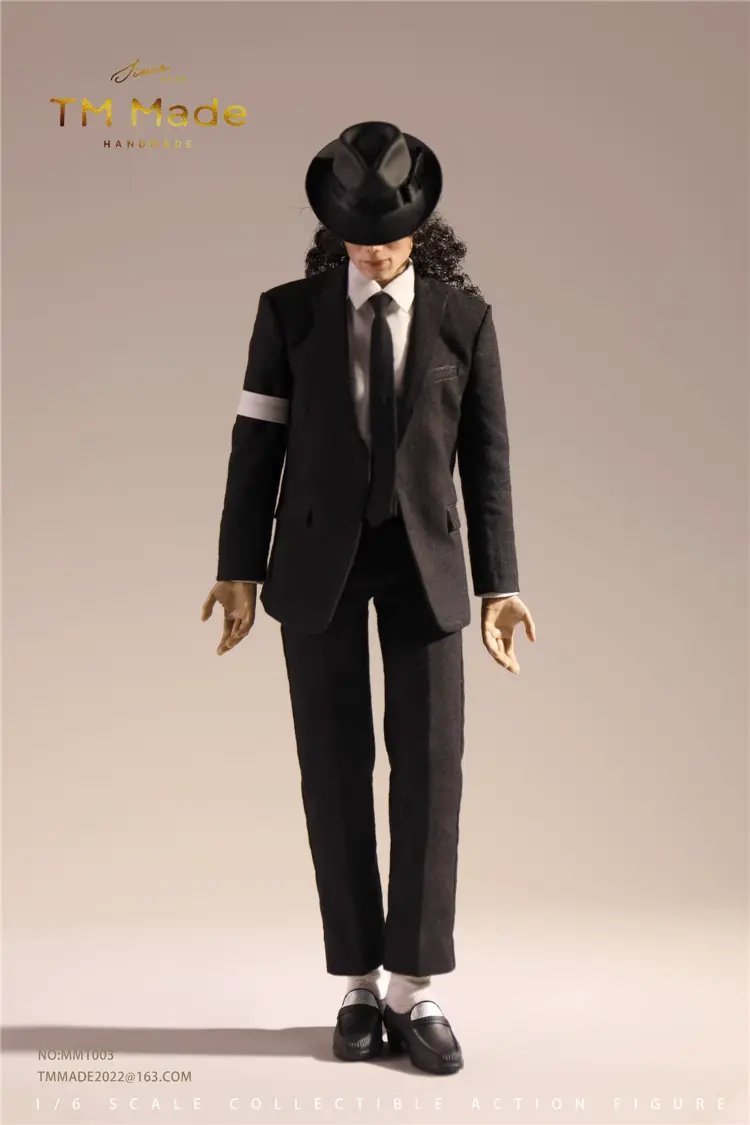 TM Made MM1003 MJ 1/6 Michael Jackson Dangerous BAD Black