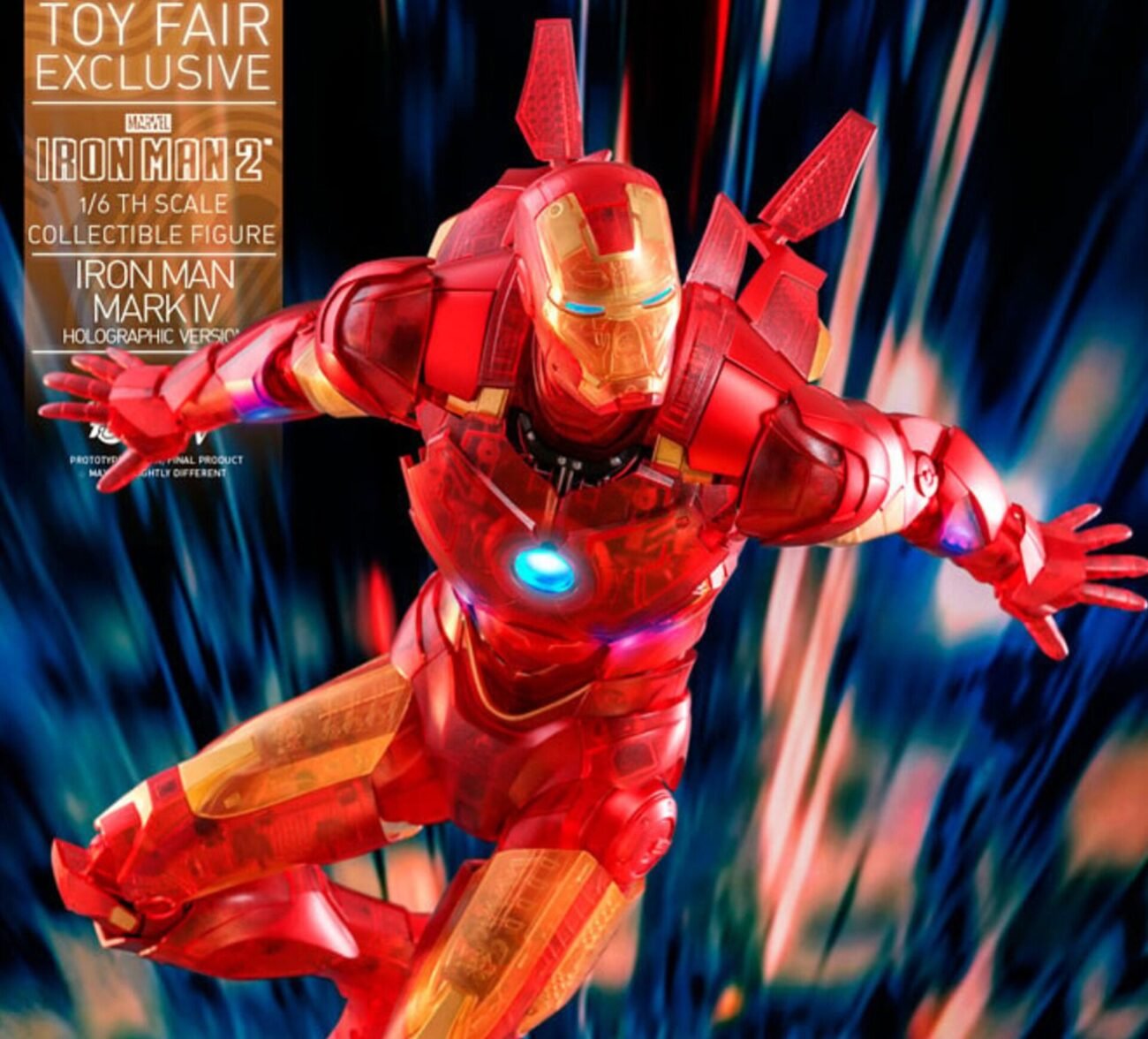 Iron Man Mark IV (Holographic Version) Sixth Scale Figure by Hot Toys
