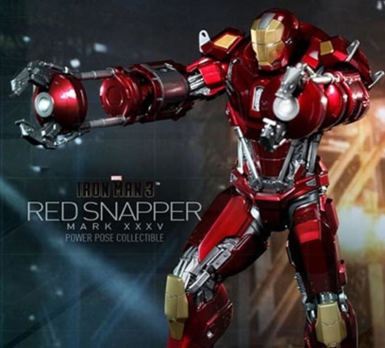 Iron Man Mark XXXV (35) - Red Snapper Sixth Scale Figure by Hot Toys