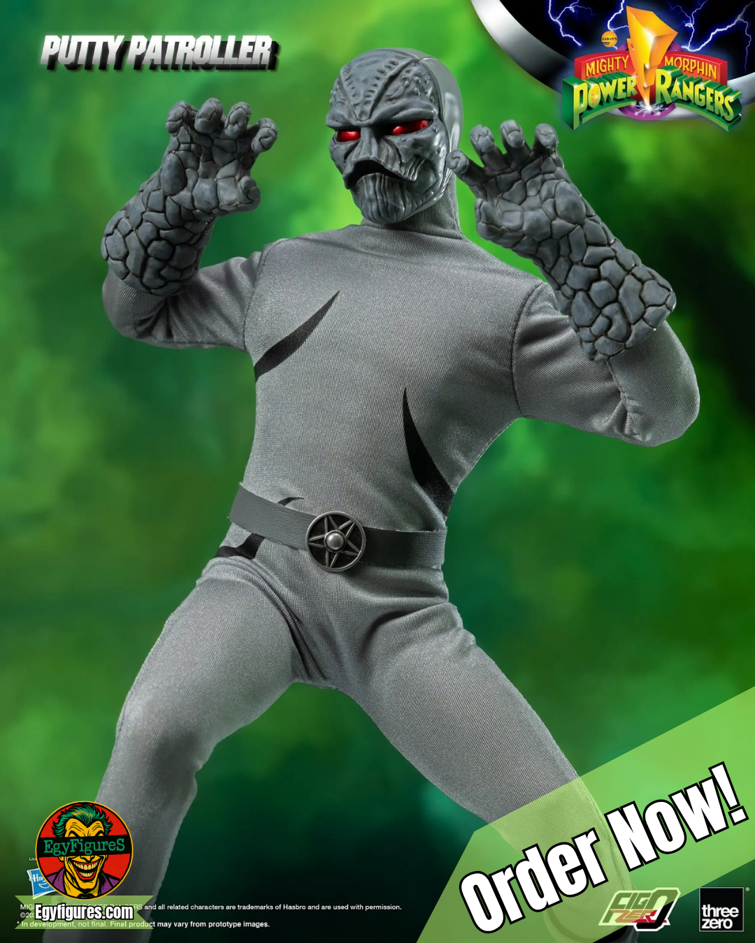 Mighty Morphin Power Rangers FigZero Putty Patroller 1/6 Scale Figure BY THREEZERO
