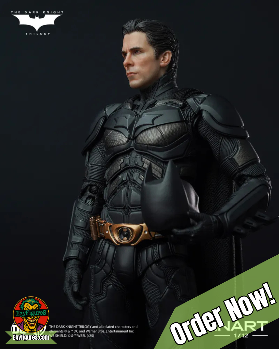 INART 1/12 Batman (Deluxe Edition) "The Dark Knight Rises" Action Figure
