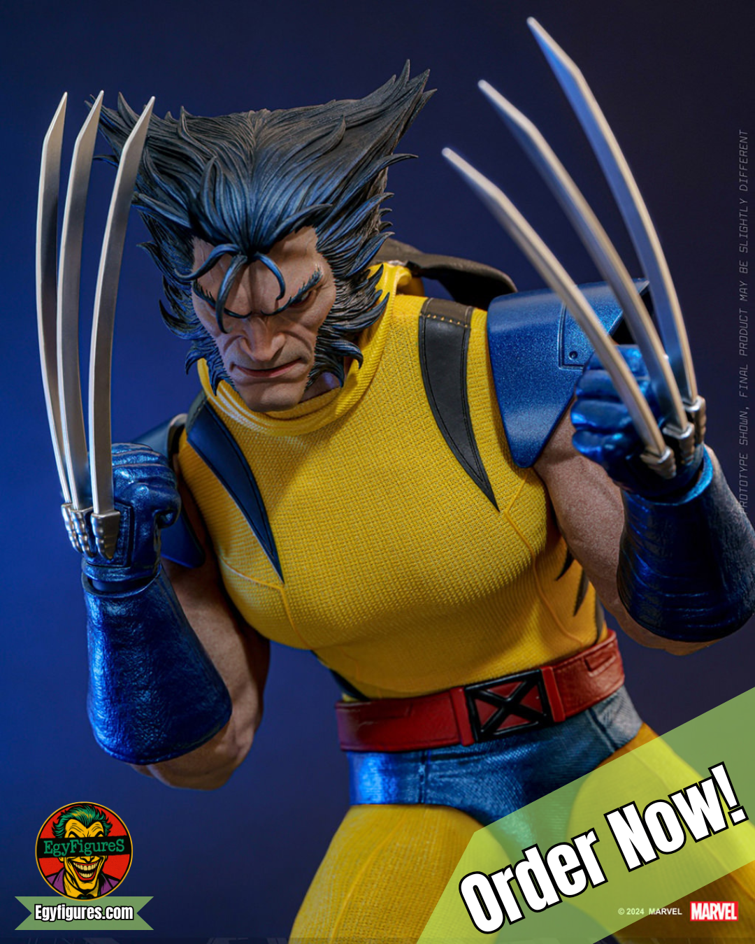 Wolverine (Unmasked) 1/6 Scale Action Figure by Honō Studio