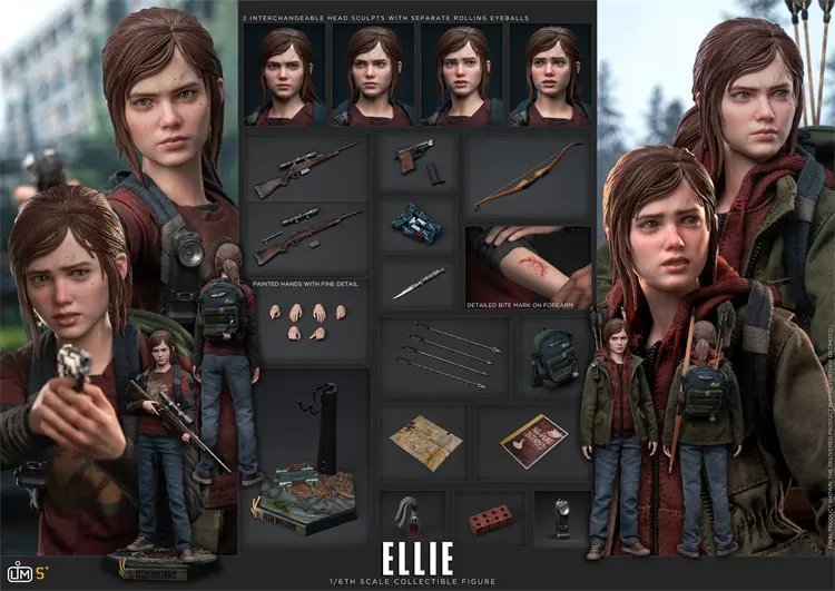 Lim Toys Ellie – The Last of Us 1/6 Scale Collectible Figure