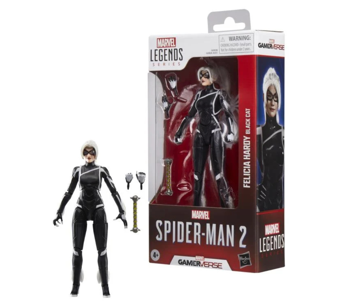 Marvel's Spider-Man 2 Marvel Legends Gamerverse Felicia Hardy (Black Cat) Action Figure BY HASBRO