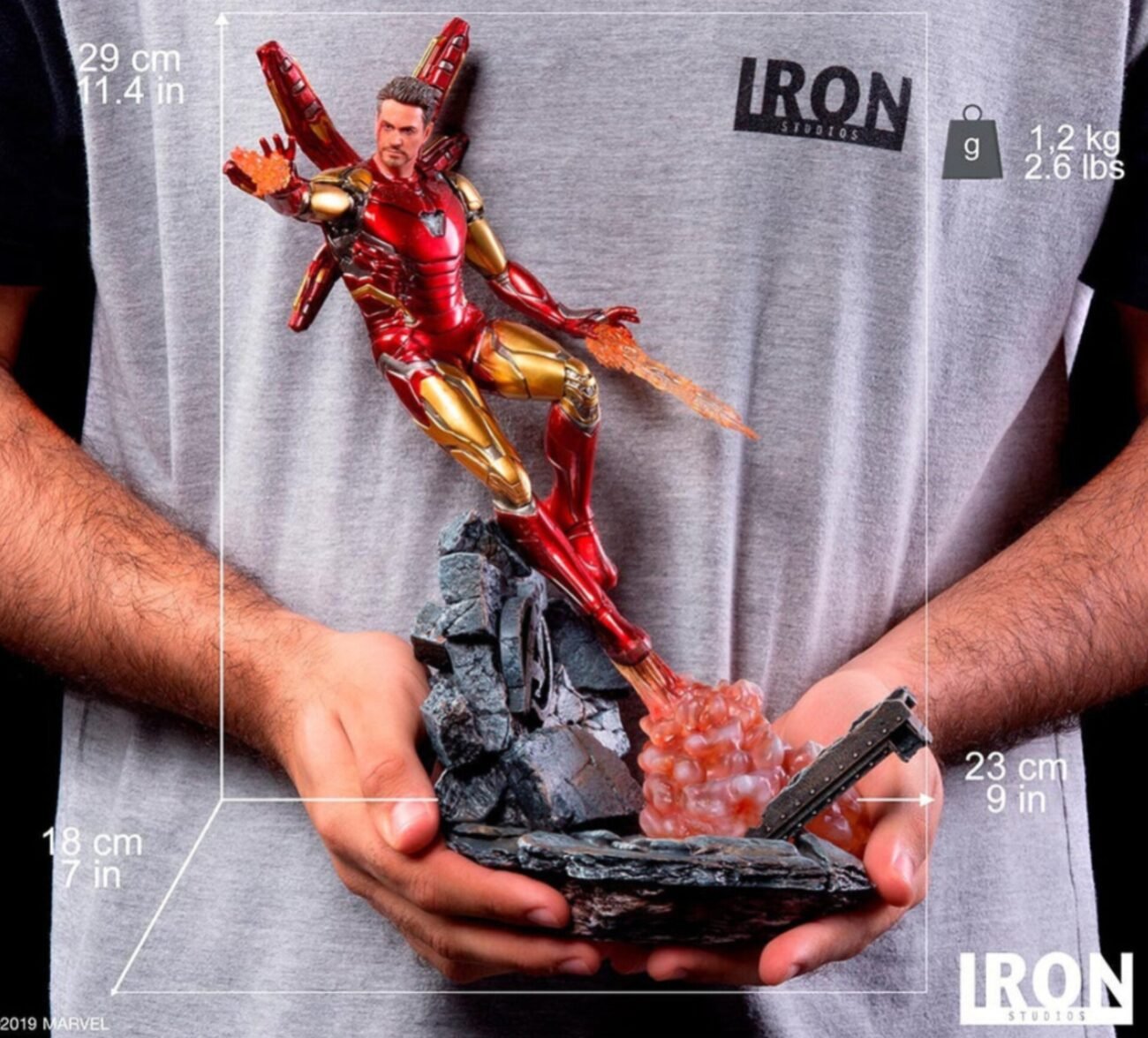 Iron Man Mark LXXXV Deluxe - Avengers: Endgame - BDS Art Scale 1/10 - Iron Studios