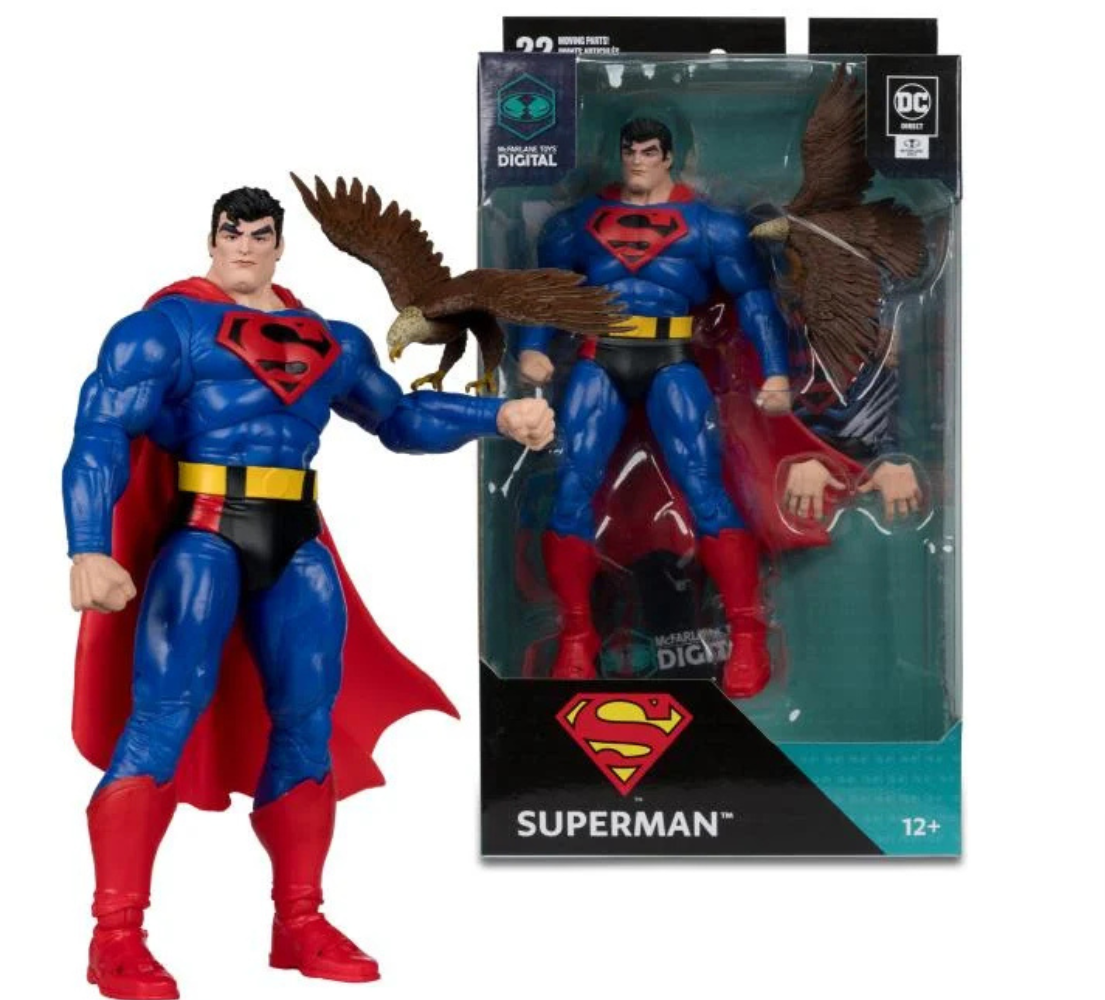 Superman: Our Worlds at War Superman 7" Action Figure (With Digital Code) BY MCFARLANE TOYS , DC DIRECT