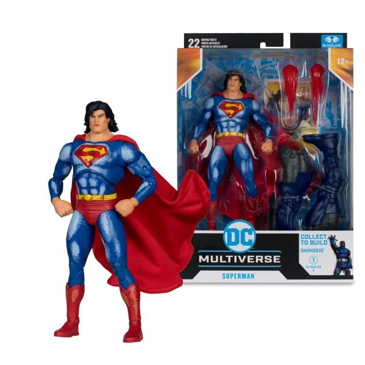 Justice League Task Force DC Multiverse Superman Action Figure (Collect to Build: Darkseid) BY MCFARLANE TOYS