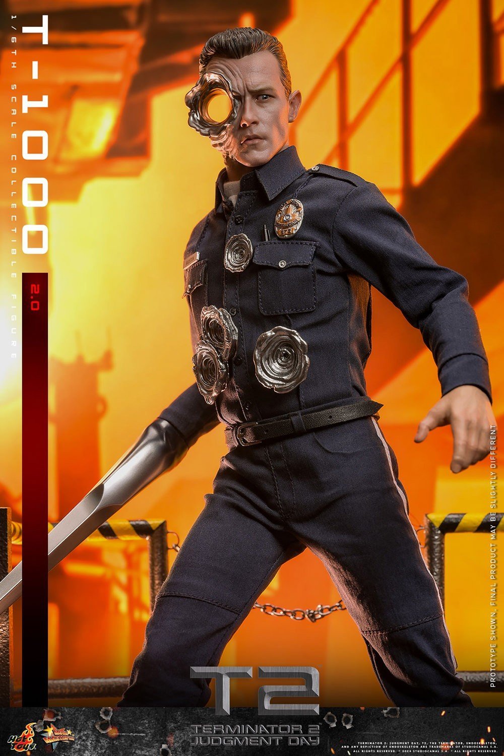 その他 HOTTOYS MOVIE MASTER PIECE T-1000 T-1000 (2.0) Sixth Scale Figure by Hot Toys ✓ - Egyfigures