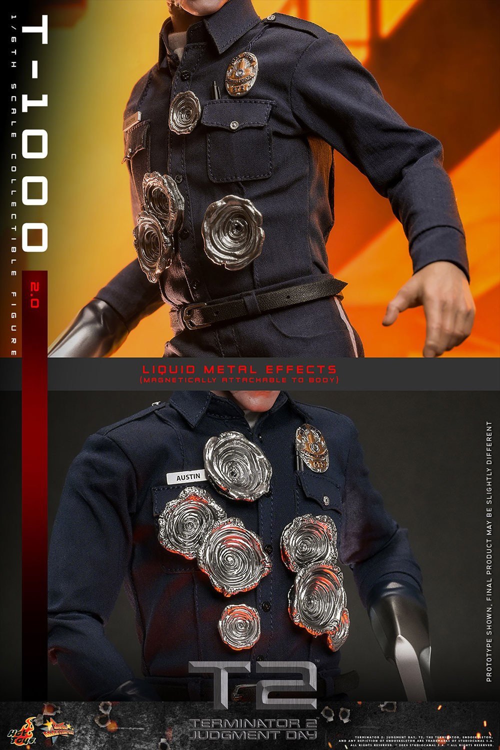 その他 Hottoys T-1000 1/6 T-1000 (2.0) Sixth Scale Figure by Hot Toys | Sideshow Collectibles