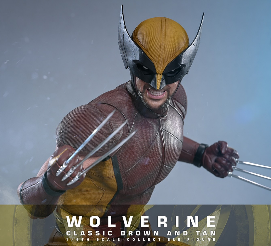 Wolverine (Classic Brown and Tan) Sixth Scale Figure by Hot Toys