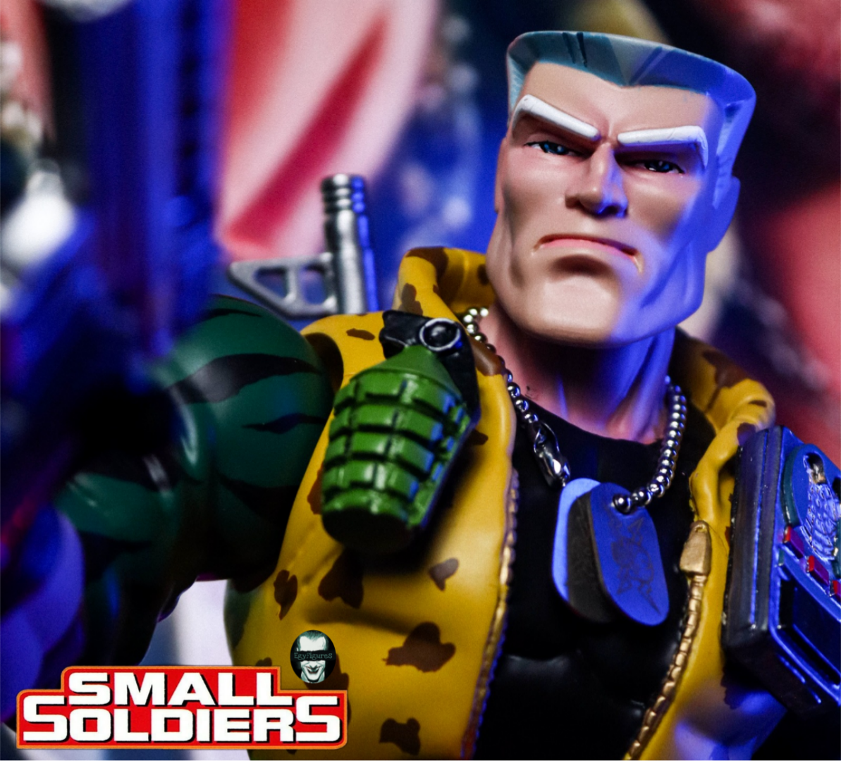 Major Chip Hazard 1:1 Collectible Action Figure - Small Soldiers 90s Movie - By Lee