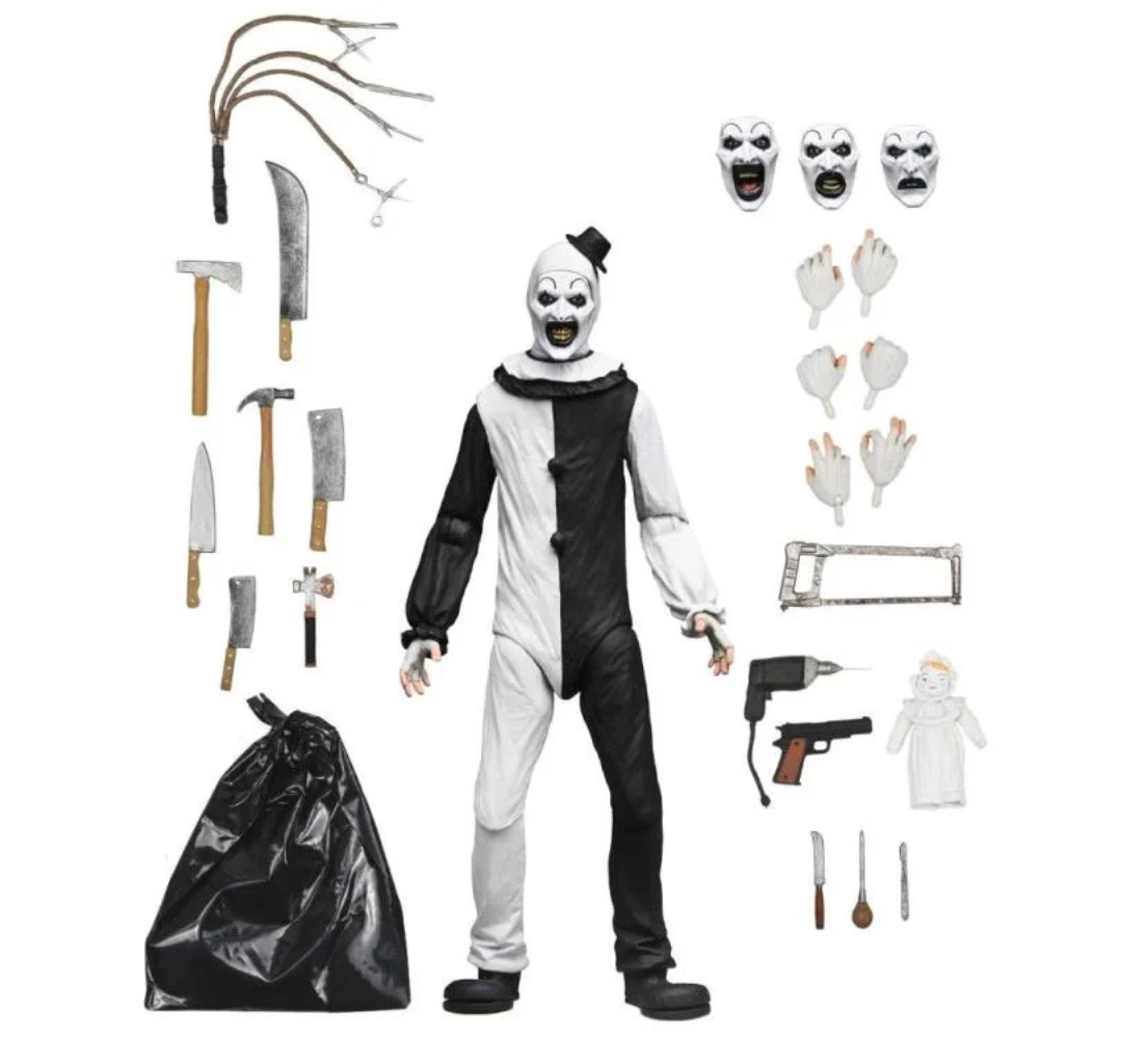Terrifier Ultimate Art the Clown Action Figure BY NECA