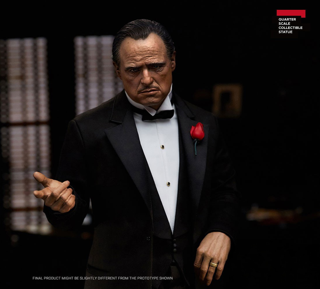 Vito Corleone 1/4 Movie Masterpiece Statue by Blitzway /Rare