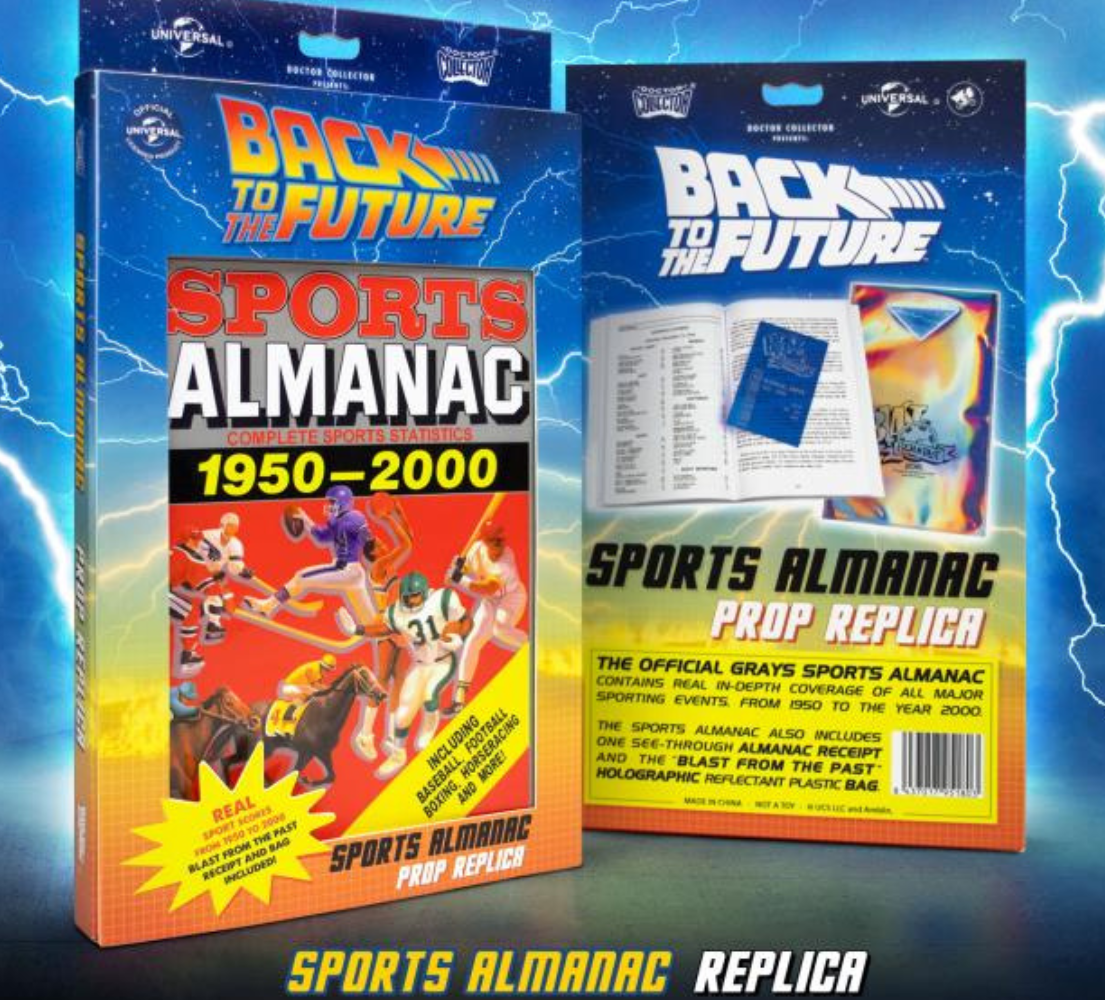 Back to the Future Sports Almanac Replica BY DOCTOR COLLECTOR