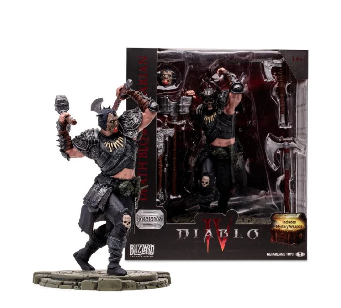 Diablo IV Death Blow Barbarian 1/12 Scale Figure BY MCFARLANE TOYS