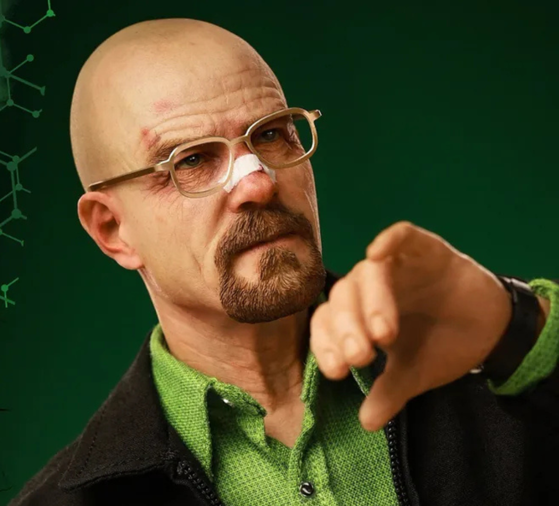 Black 8 Toys (Walter White) bk-006 1/6 Toxic White Action figure