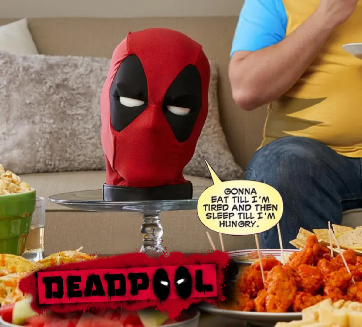 Marvel Legends Deadpool’s Premium Interactive Head By Hasbro - (Talking Head With Over 600 SFX) + App