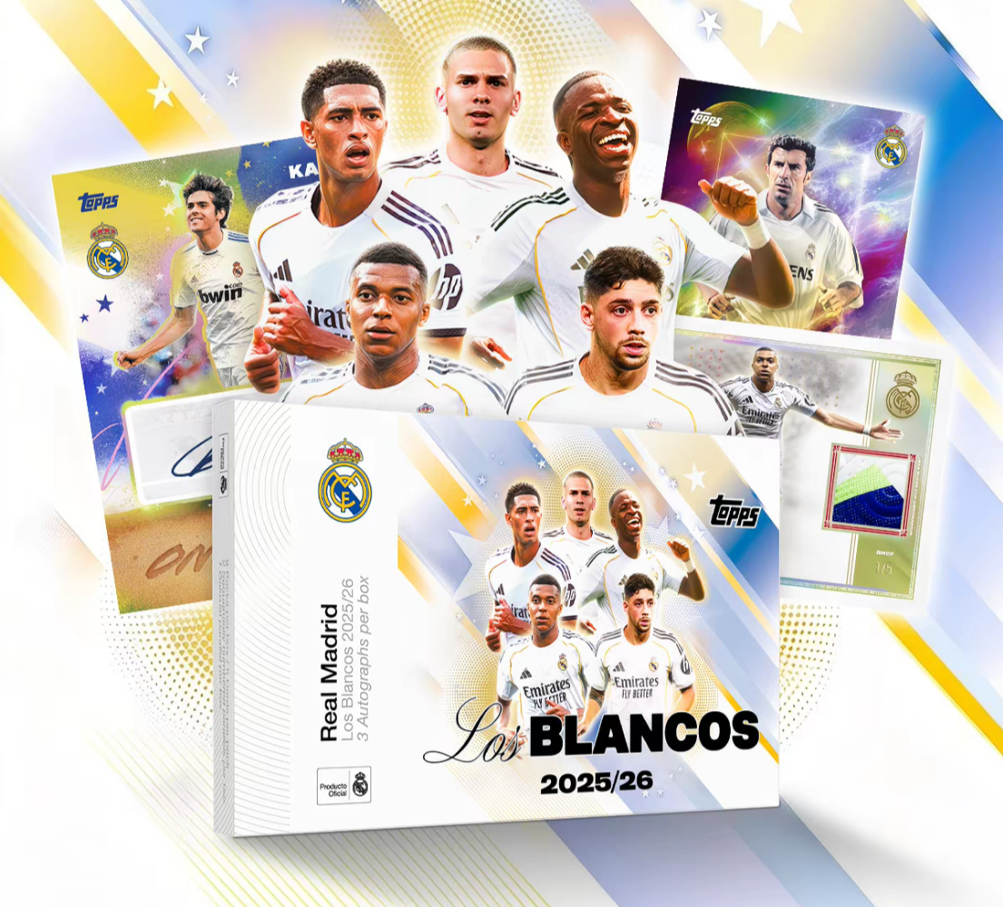 2025-26 Topps Real Madrid Los Blancos (Hobby Box)