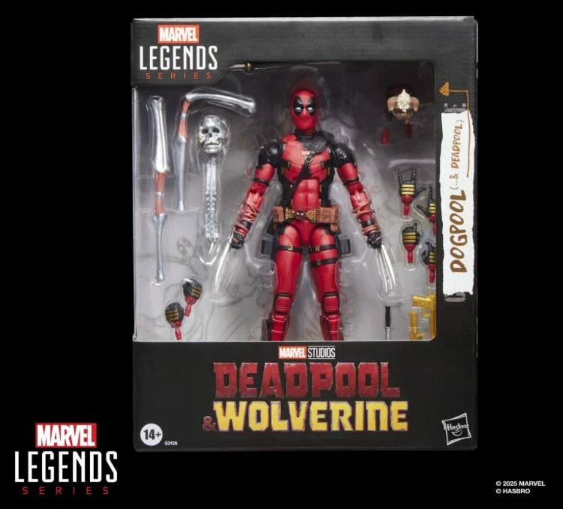 Deadpool & Wolverine - Marvel Legends (Deluxe) Deadpool Action Figure with Dogpool By Hasbro