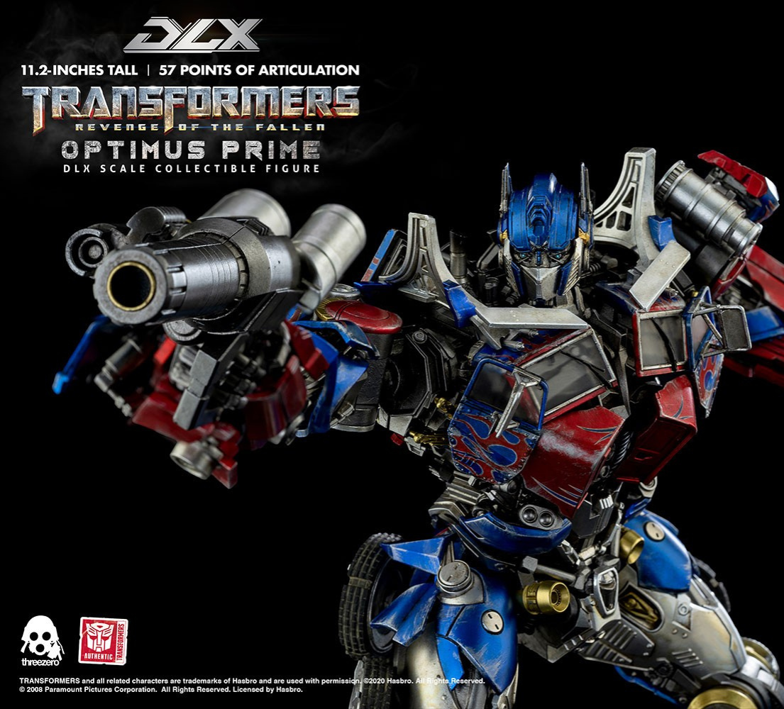 Optimus Prime DLX Collectible Action Figure By Threezero