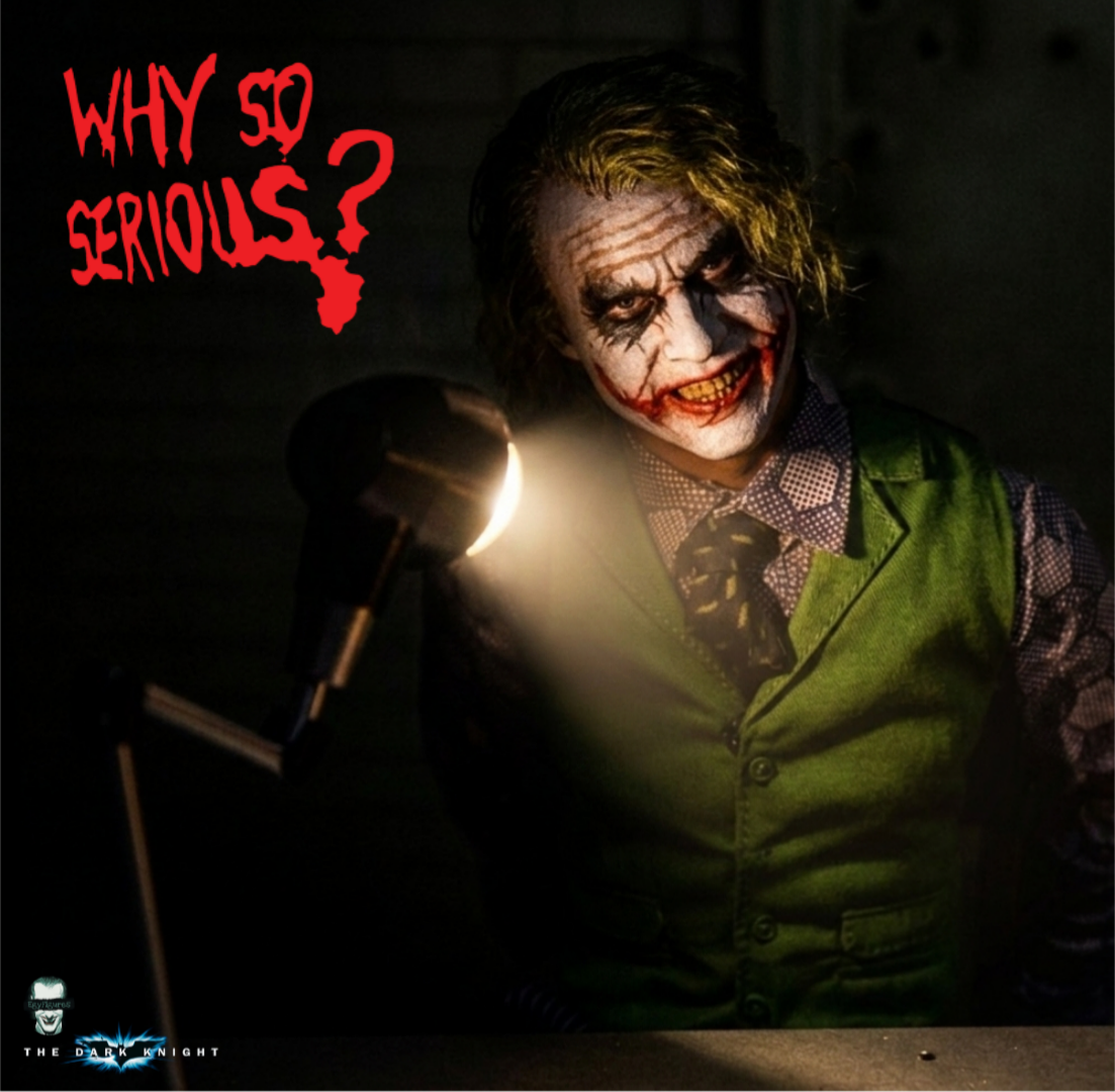 TDK Heath Ledger’s Joker (Smiling) Rooted Hair 1/6 Scale Collectible Custom Action Figure
