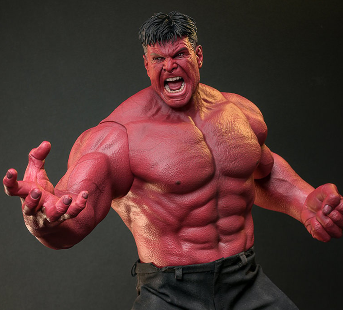 Red Hulk Sixth Scale Figure By Hot Toys