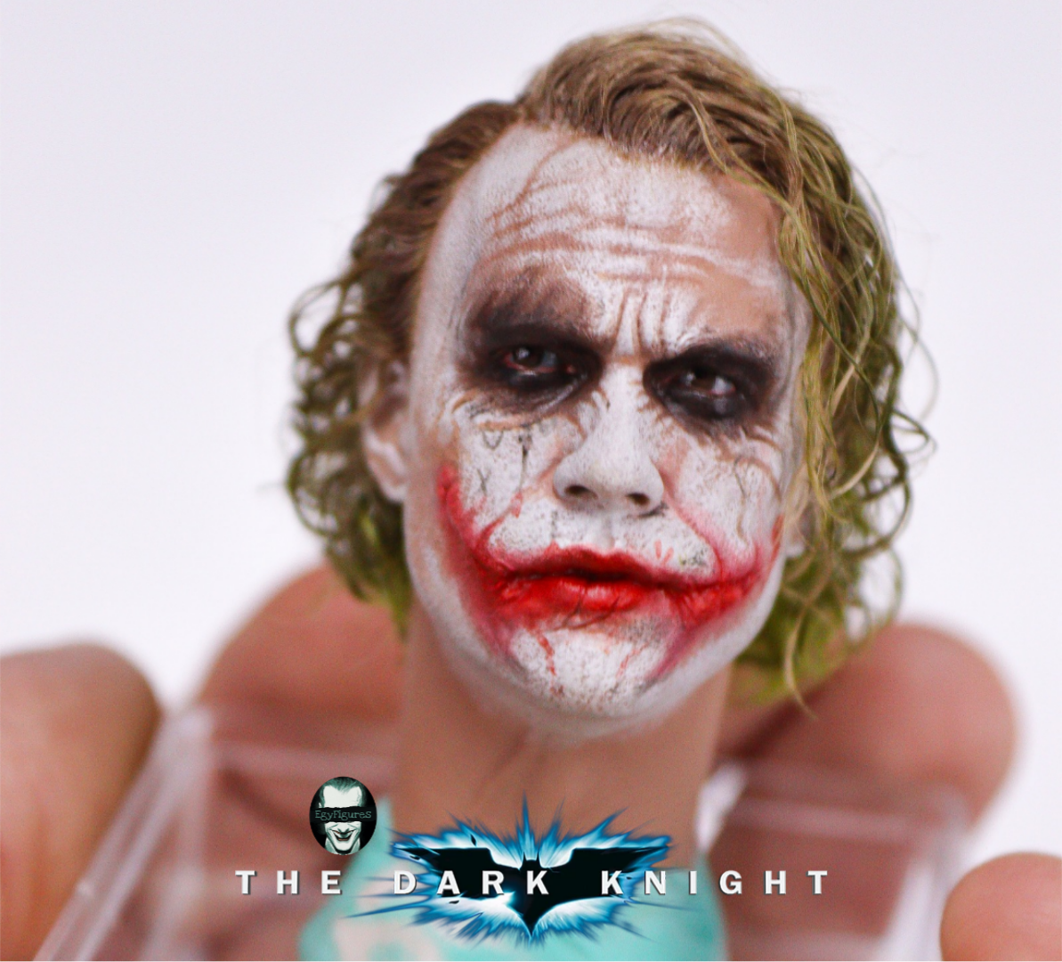 TDK Joker (Heath Ledger) Rooted Hair Premium 1/6 Scale Head Sculpt - Nancy 4.0