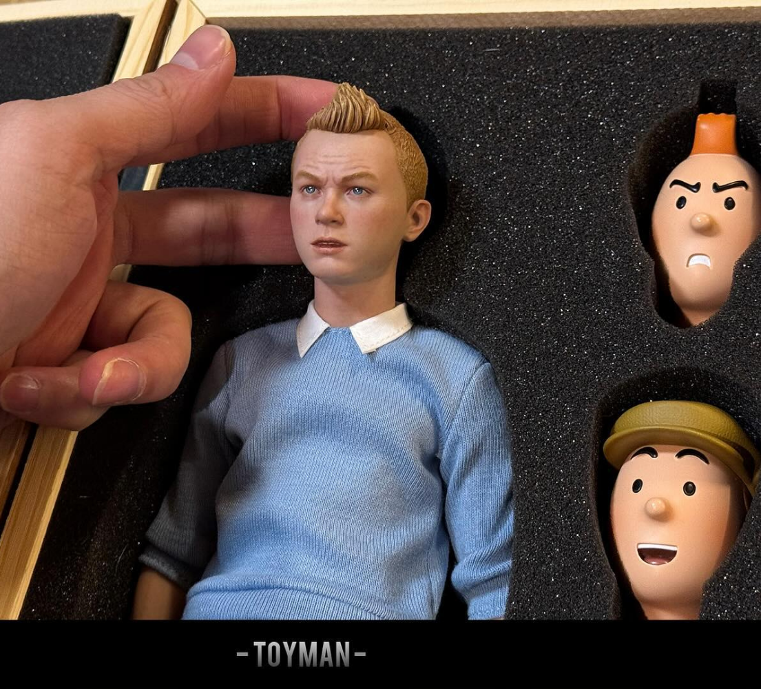 Tintin & Captain Haddock + Detectives (Full Set) - By ToyMan 1/6 Scale Collectible Action Figures /Extremely Rare