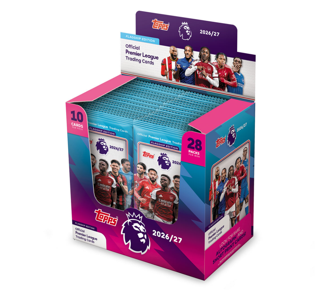 Topps Premier League 2026/27 - Full Box Set (Box Of 28 Packs) Sealed Box