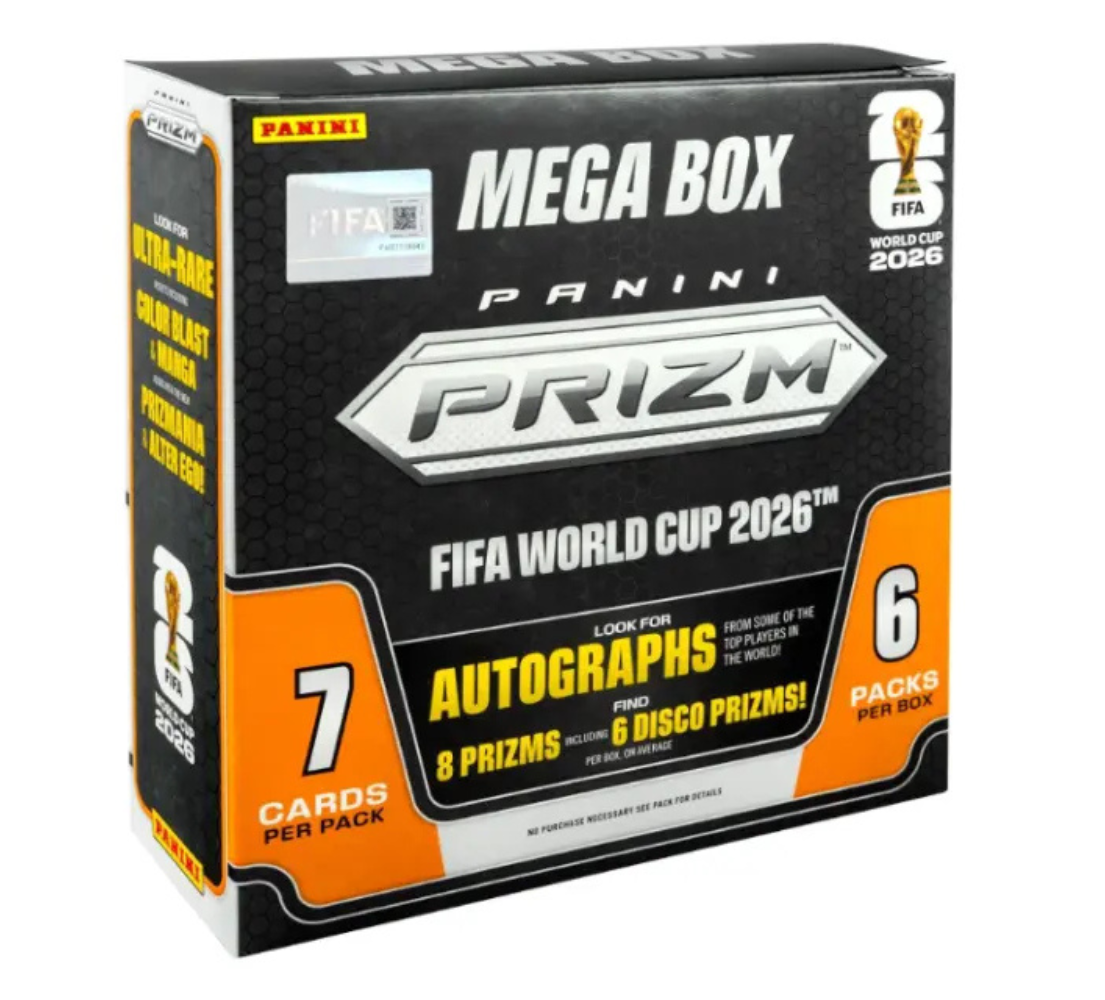 Panini - 2026 FIFA World Cup Soccer - Prizm Mega Box (6 Packs)