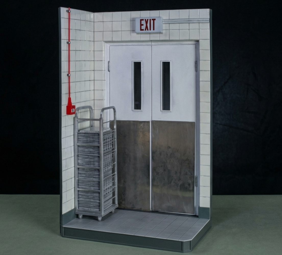 Mojing Toys (L001) Kitchen Exit Diorama 1/6 Scale (The Joker Scene)