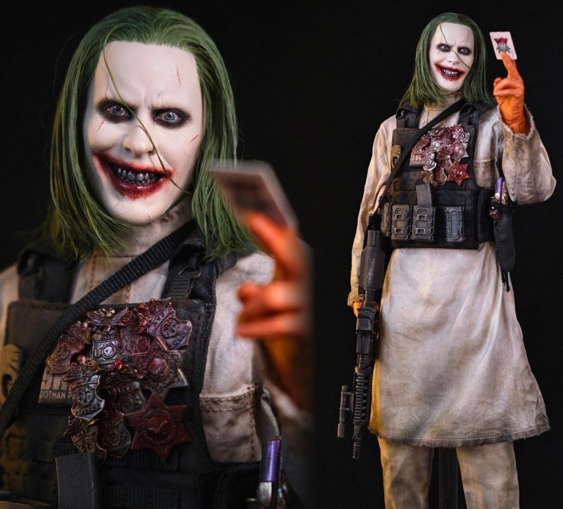Portoys ZSJL The Joker (Batman Knightmare) Jared Leto 1/6 Scale Head Sculpt Only