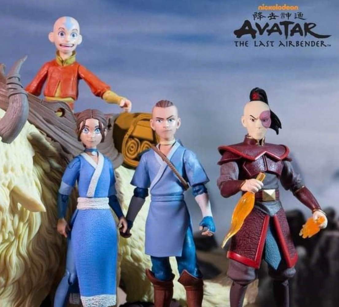 McFarlane Toys Avatar: The Last Airbender 5″ Action Figures (Aang ,Prince Zuko ,Sokka & Katara) 4x Set